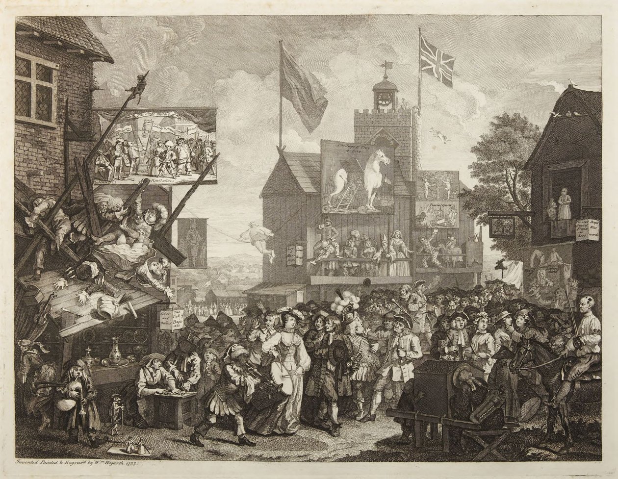 Southwark Fair by William Hogarth
