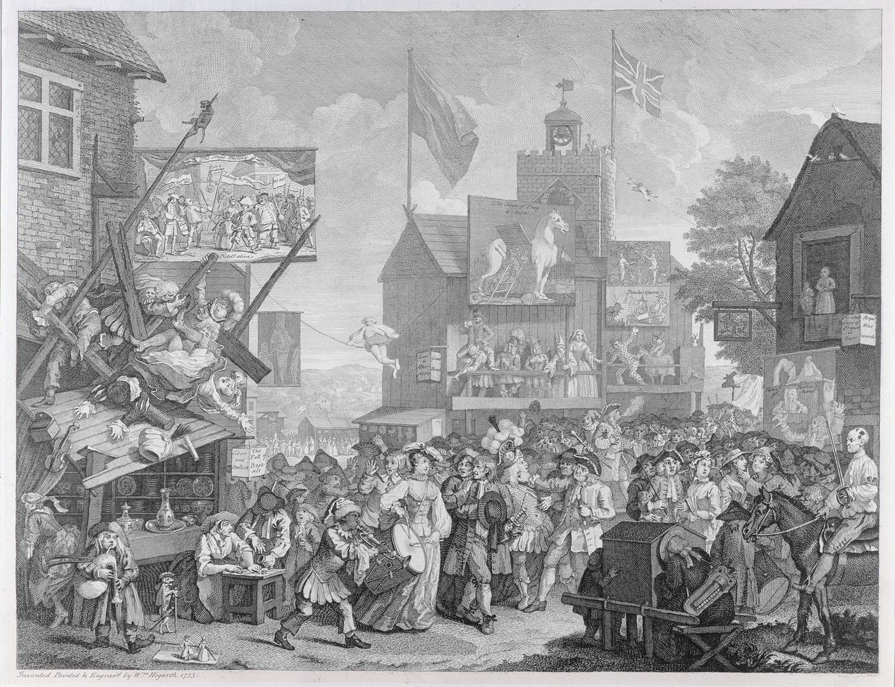 Southwark Fair, 1733 by William Hogarth
