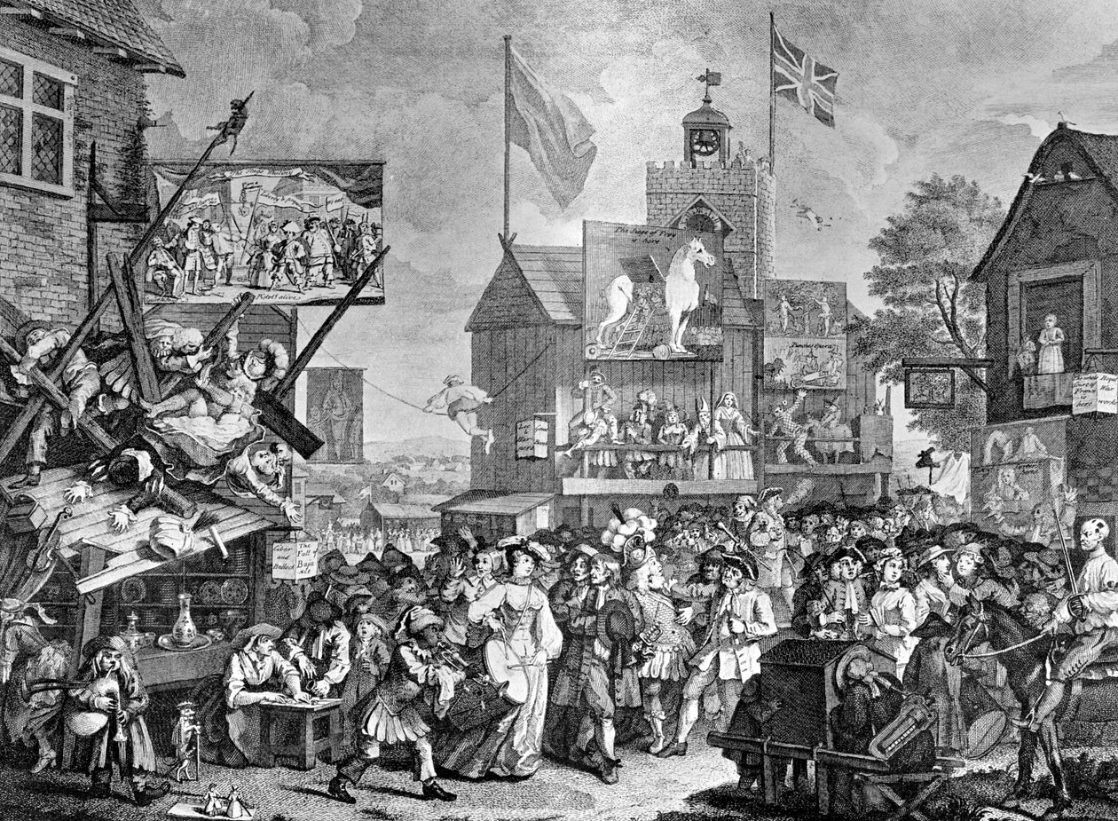 Southwark Fair, 1733 by William Hogarth