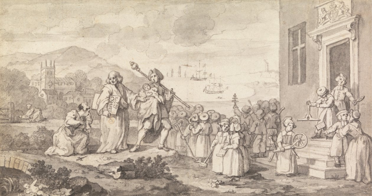 Study for the Foundlings by William Hogarth