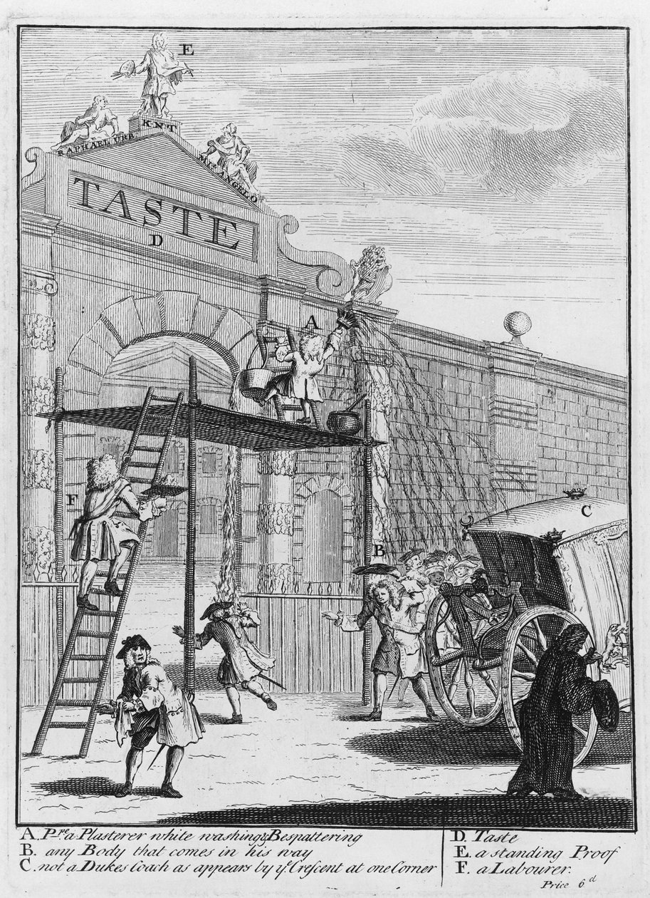 Taste, or Burlington Gate, 1732 by William Hogarth