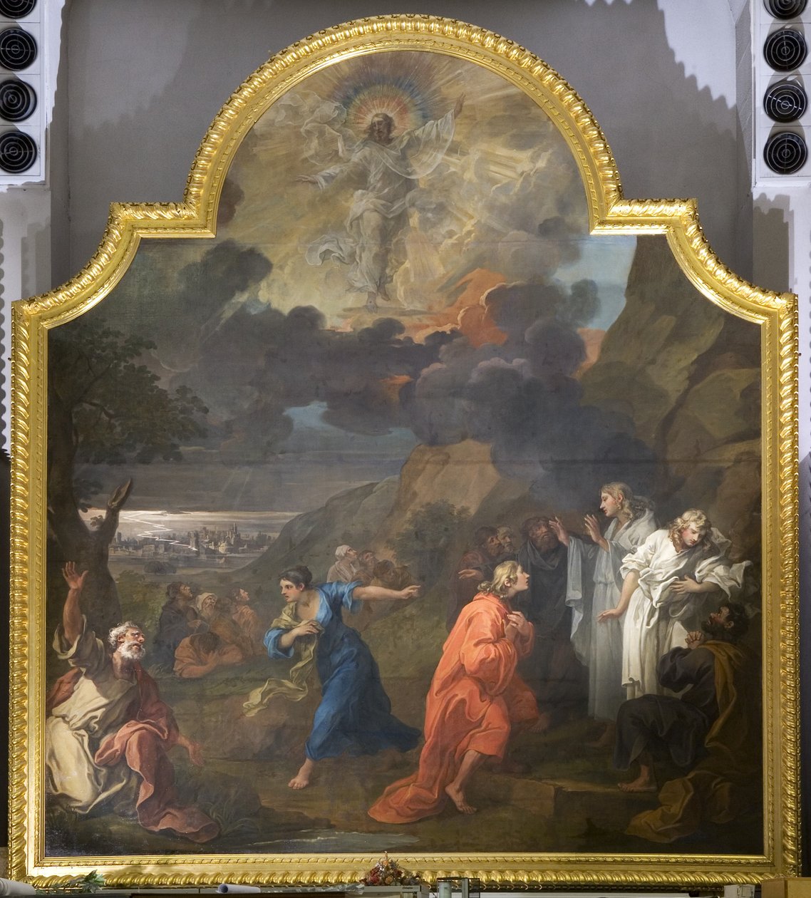 The Altarpiece of St Mary Redcliffe (Right Panel) by William Hogarth