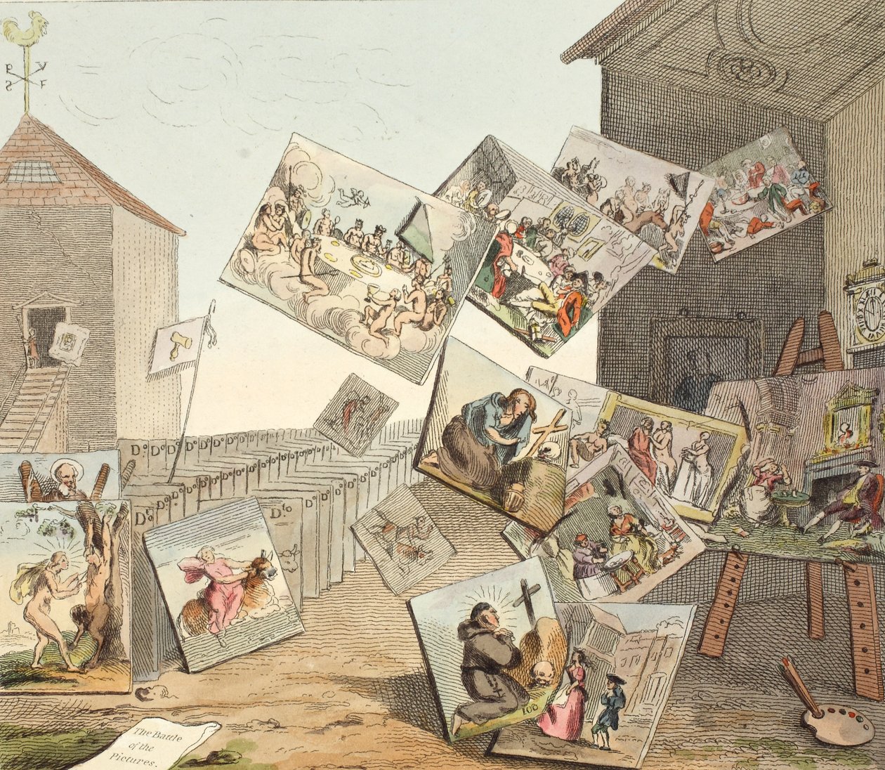 The Battle of the Pictures, illustration from 
