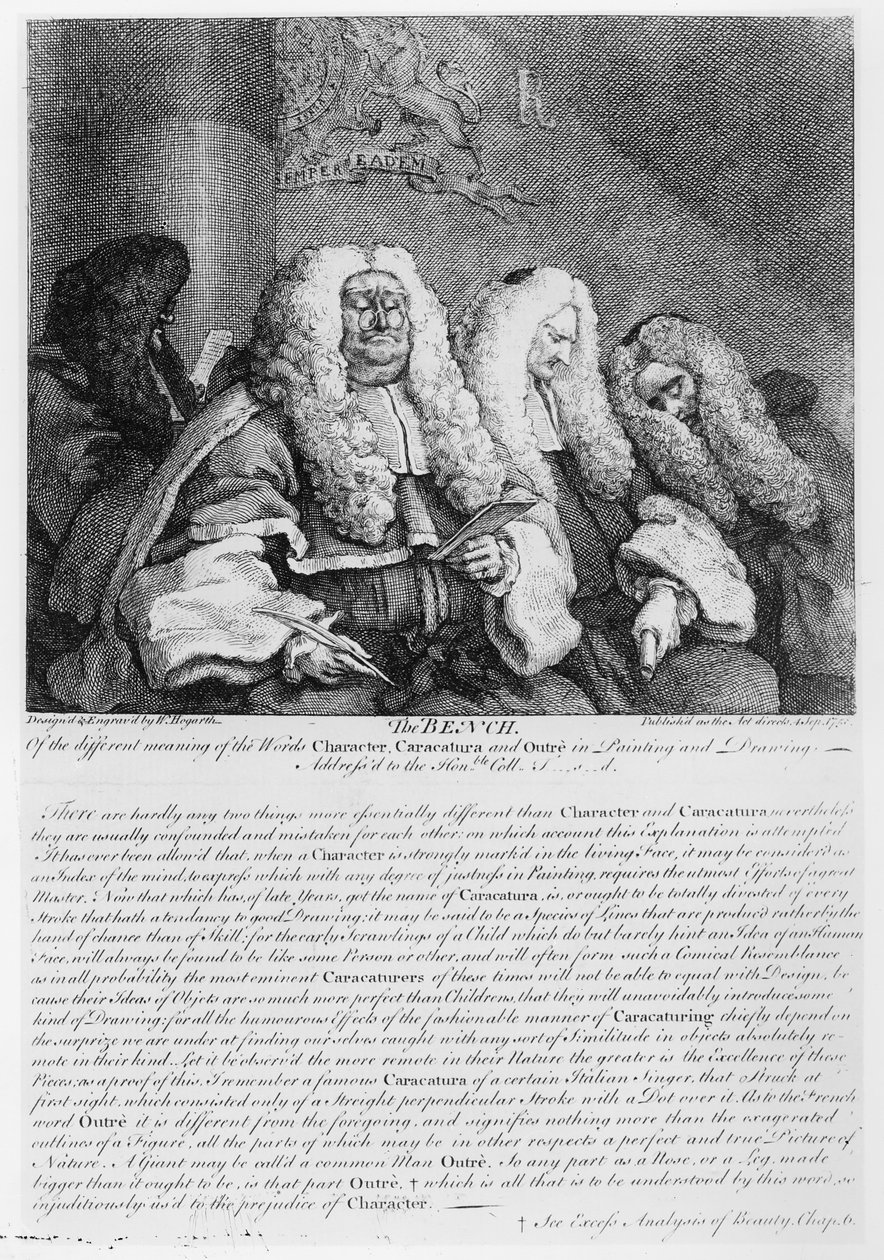 The Bench, 1758 by William Hogarth