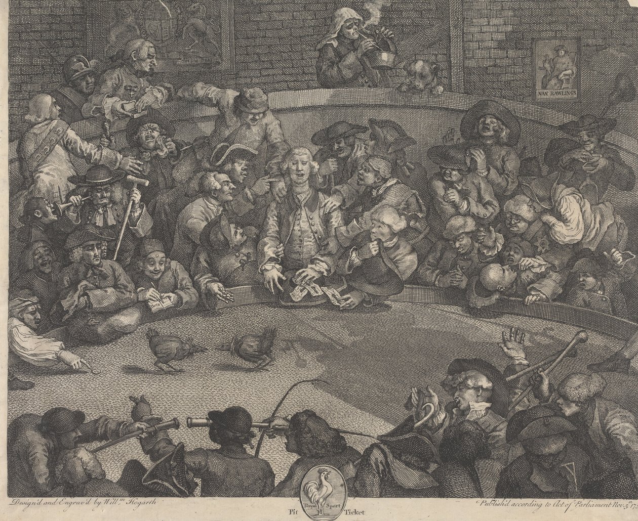 The Cockpit by William Hogarth