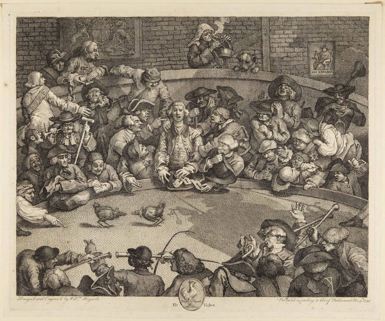 The Cockpit by William Hogarth