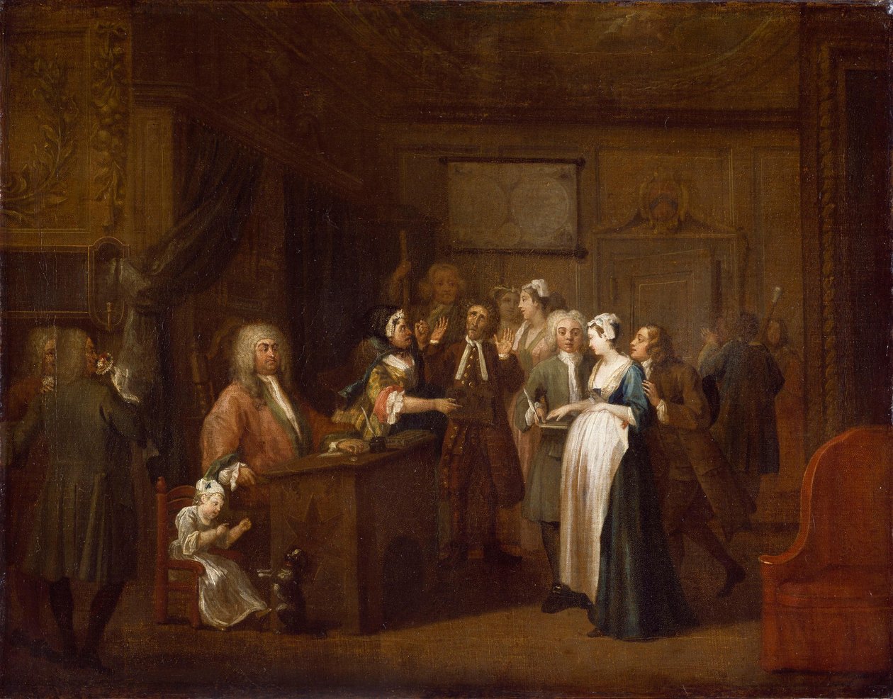 The Denunciation by William Hogarth