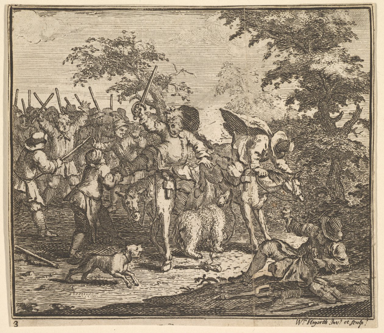The Encounter with Talgol and Magnano, Seventeen Small Illustrations for Samuel Butler