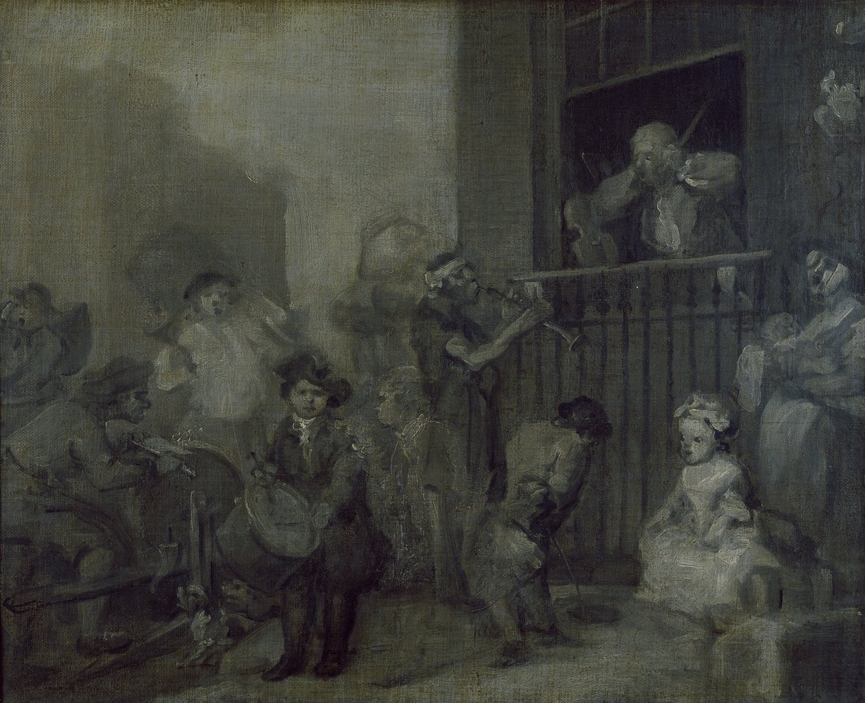 The Enraged Musician, 17th century by William Hogarth