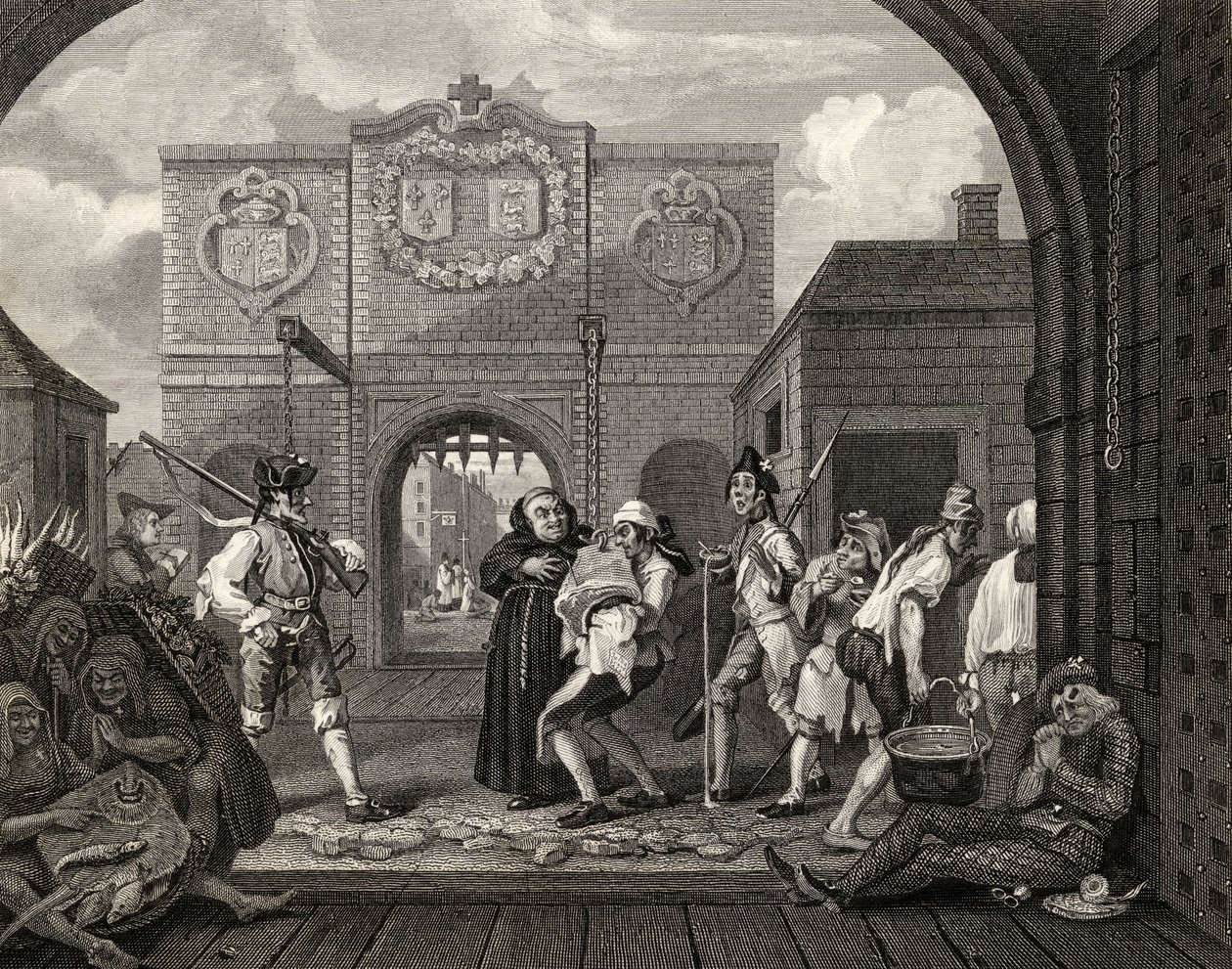 The Gate of Calais, or O The Roast Beef of Old England, from 