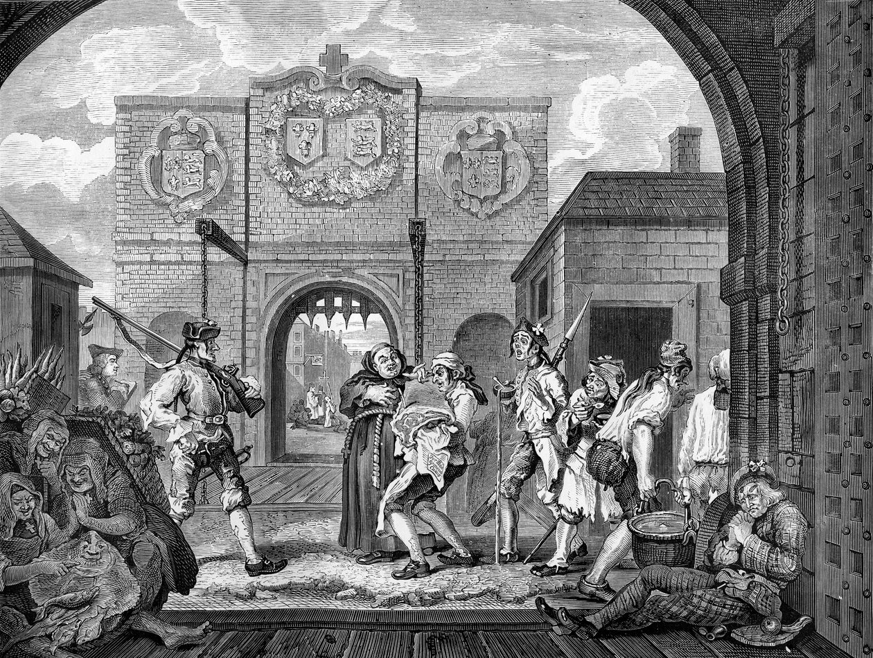 The Gates of Calais by William Hogarth by William Hogarth