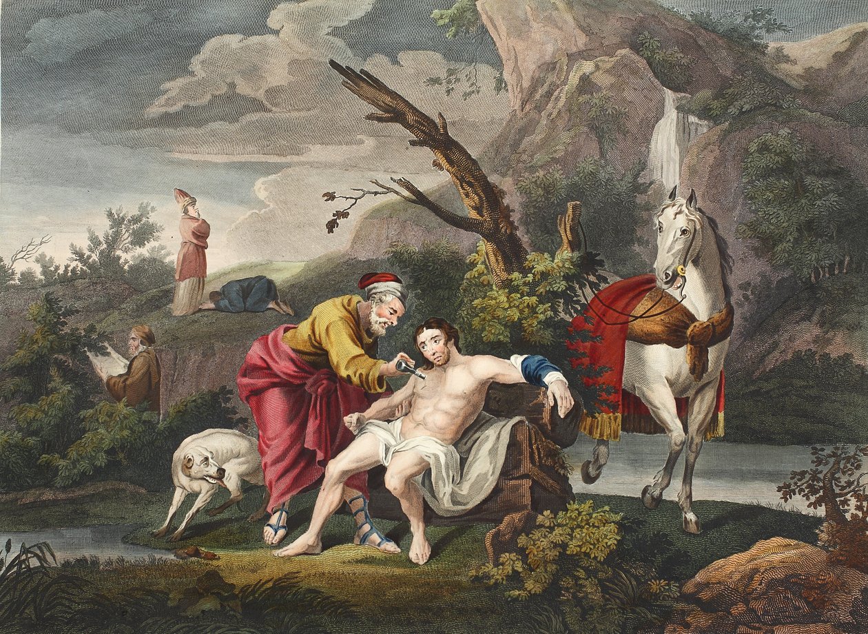 The Good Samaritan, illustration from 
