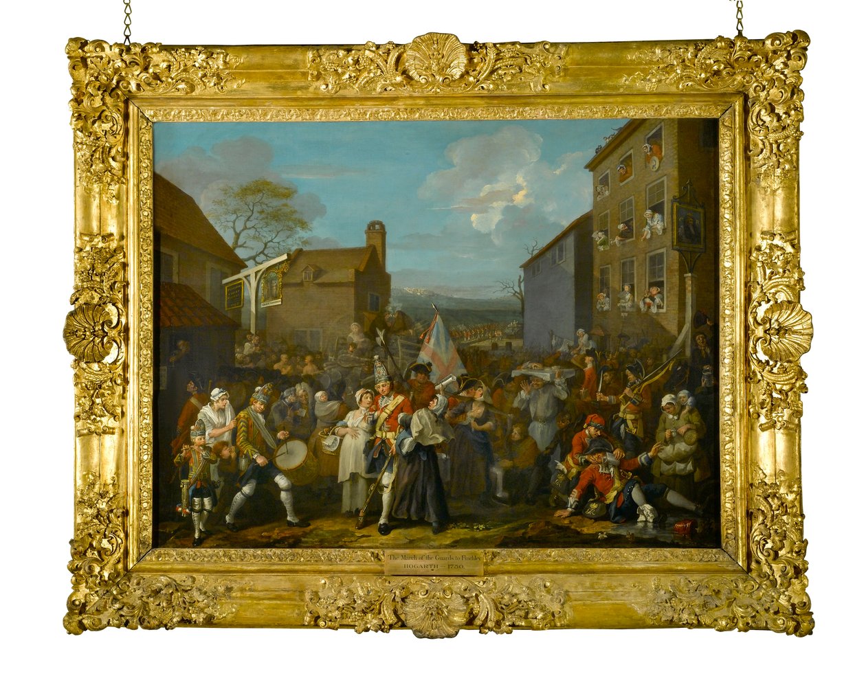 The March of the Guards to Finchley by William Hogarth