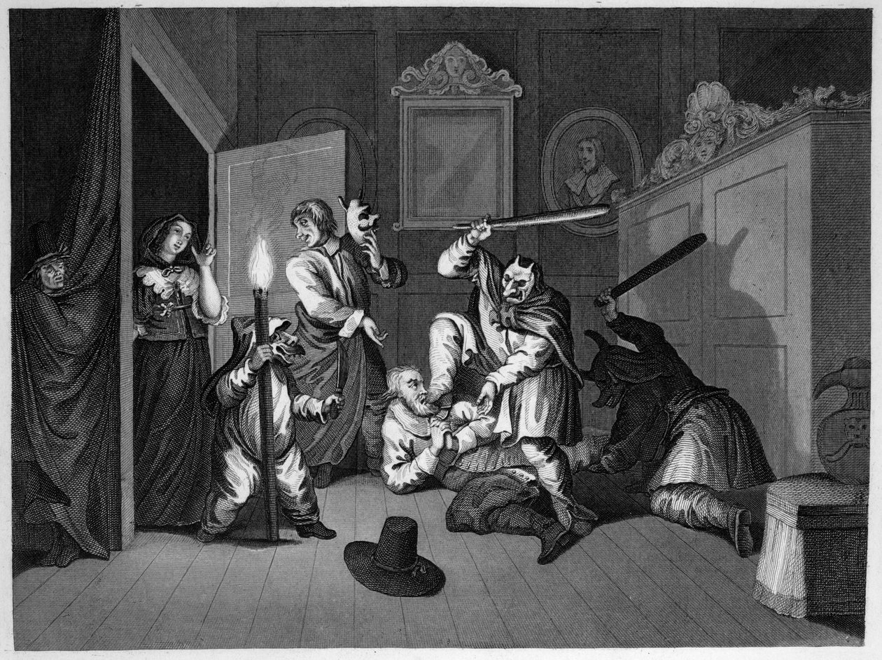 The Masquerade Adventure by William Hogarth