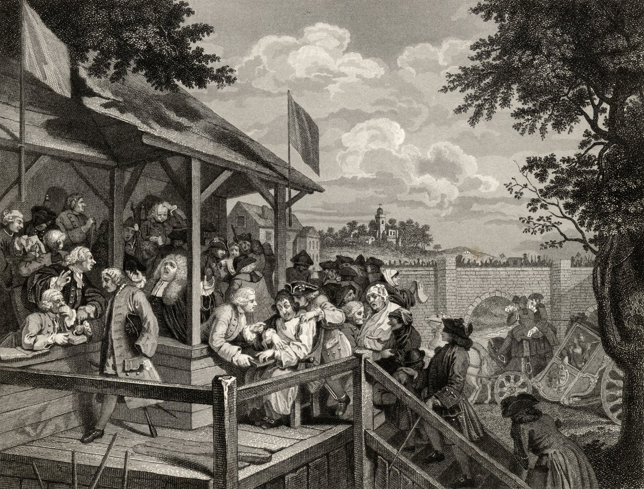 The Polling by William Hogarth