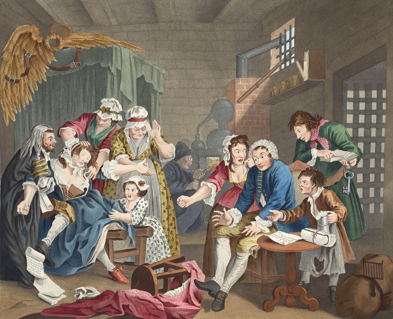 The Rake in Prison, plate VII, from 