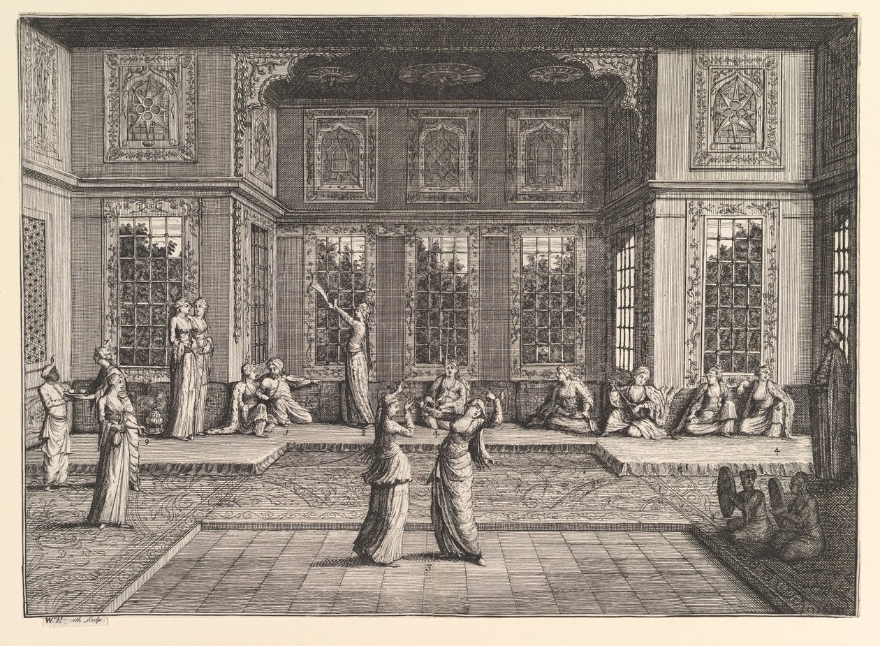 The Seraglio (Aubry de La Mottrayes Travels) by William Hogarth