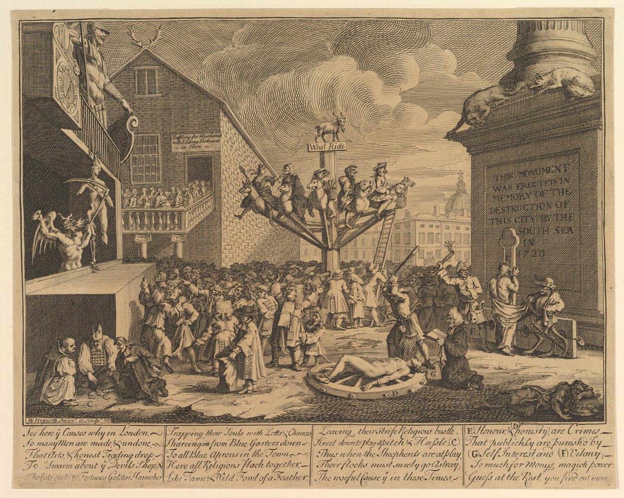 The South Sea Scheme by William Hogarth