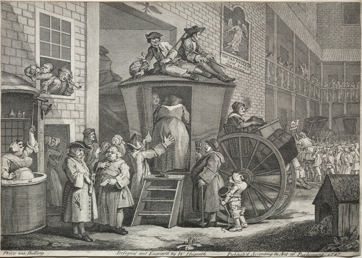 The Stage Coach by William Hogarth