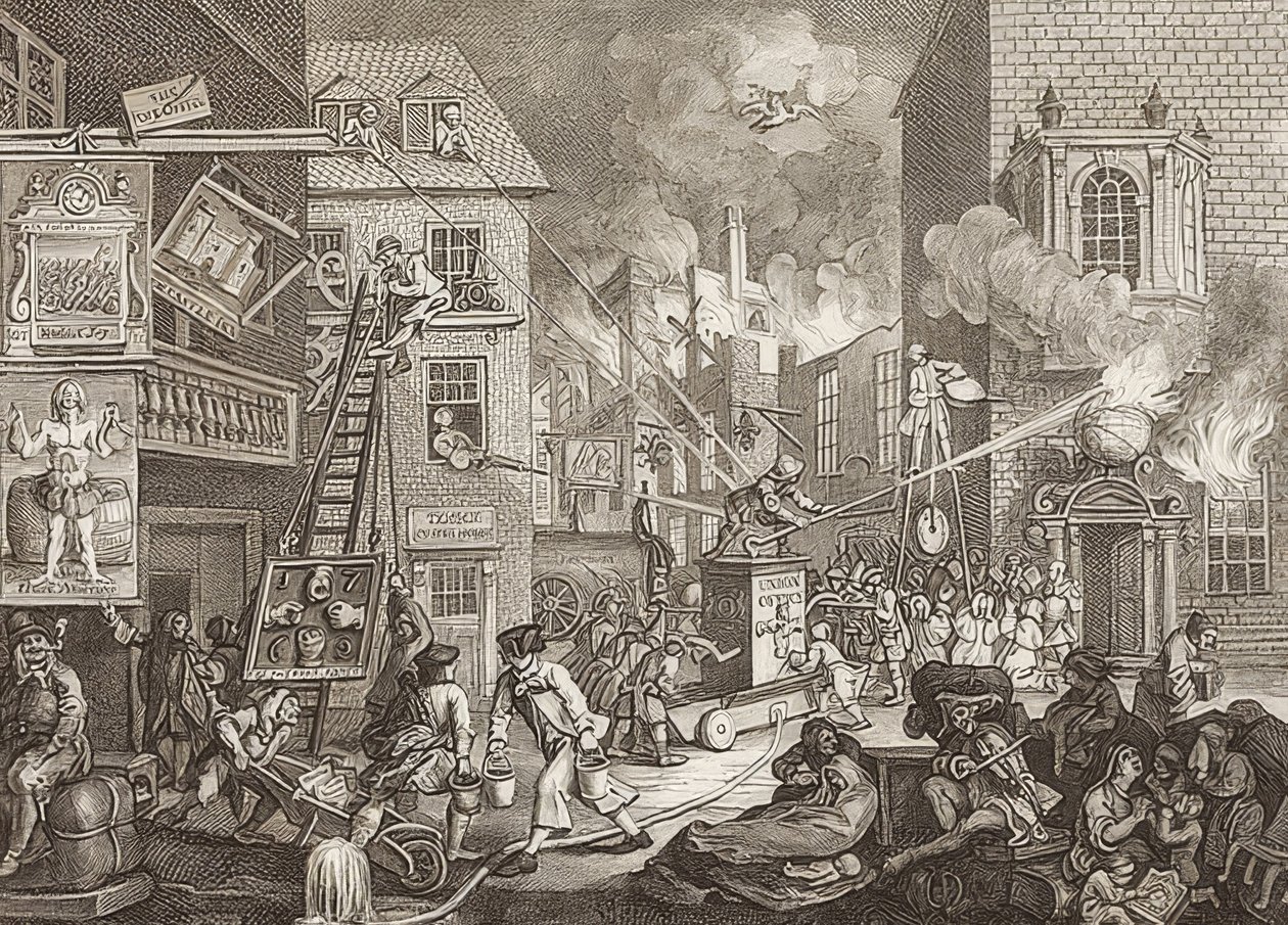 The Times, Plate 1 by William Hogarth