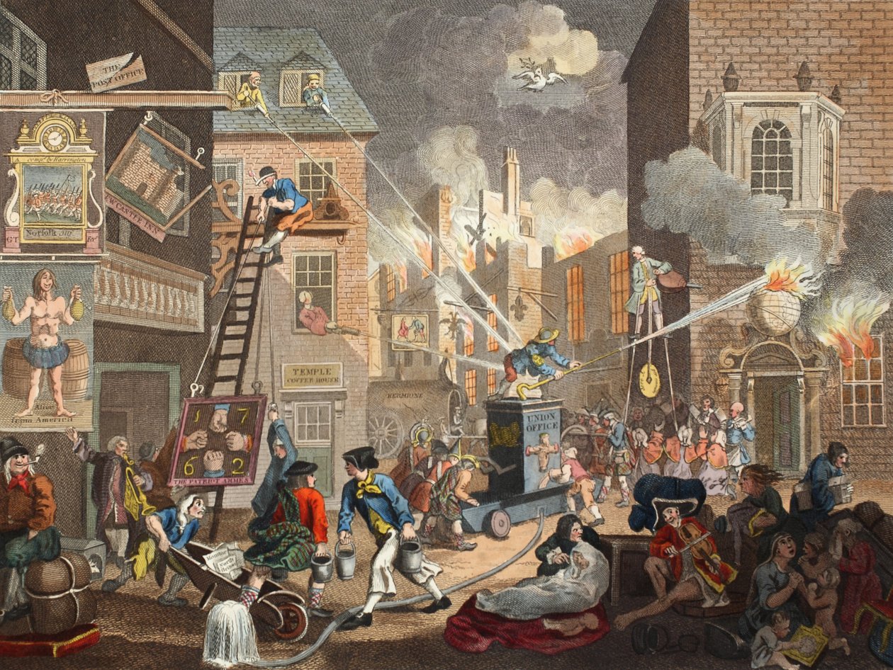 The Times, Plate I, illustration from 