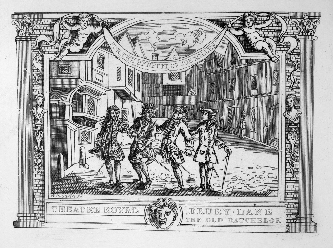 Theatre Royal, Drury Lane The Old Bachelor by William Hogarth