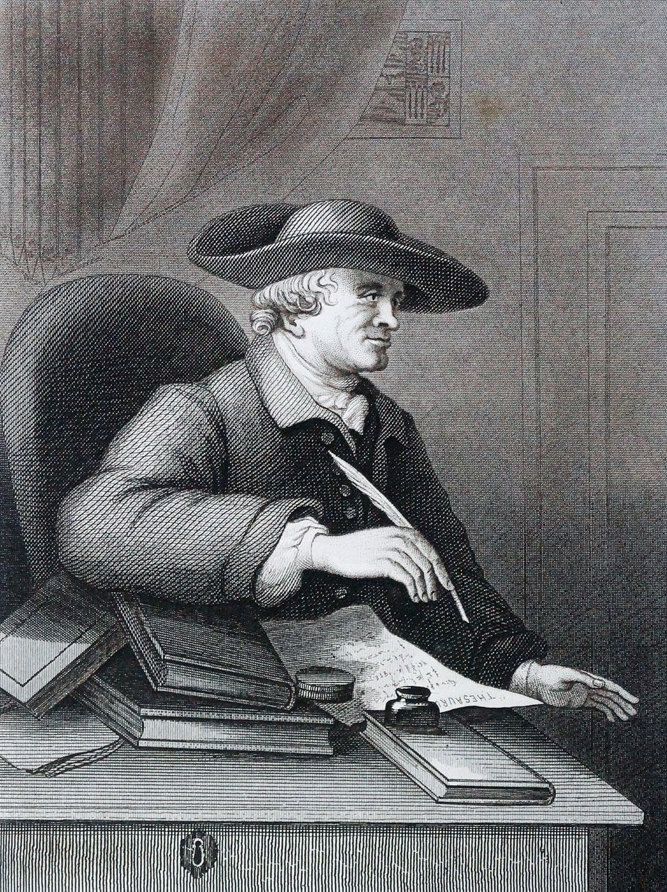 Thomas Morell (1703 – 1784) English librettist, classical scholar by William Hogarth