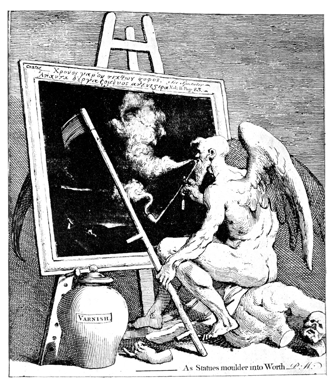 Time Smoking a Picture, 1761 by William Hogarth