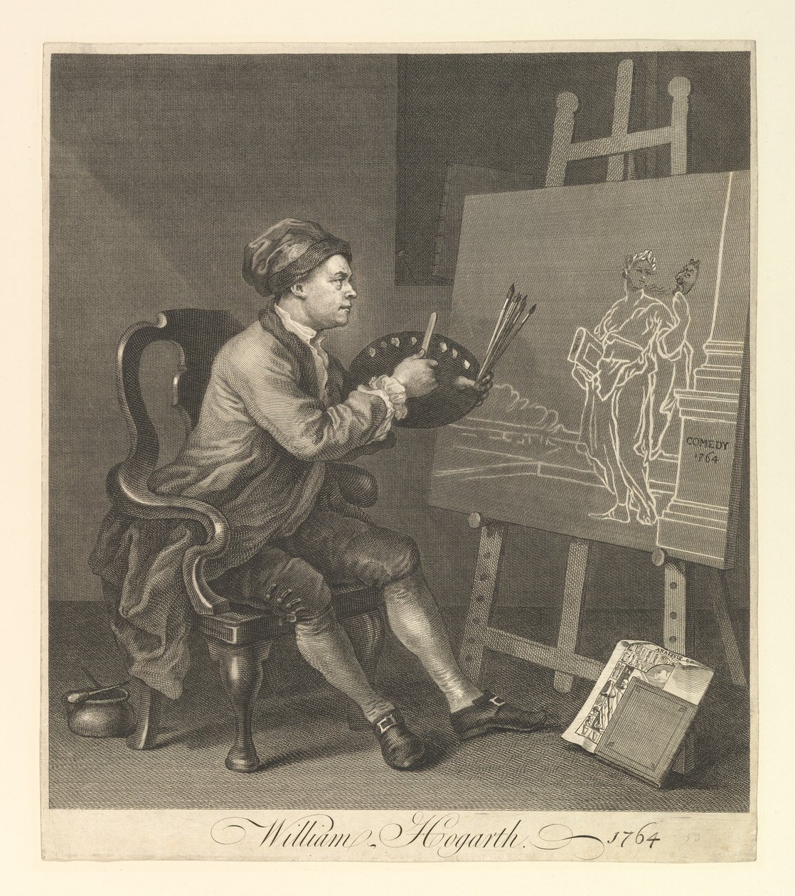 William Hogarth, Serjeant Painter to His Majesty by William Hogarth