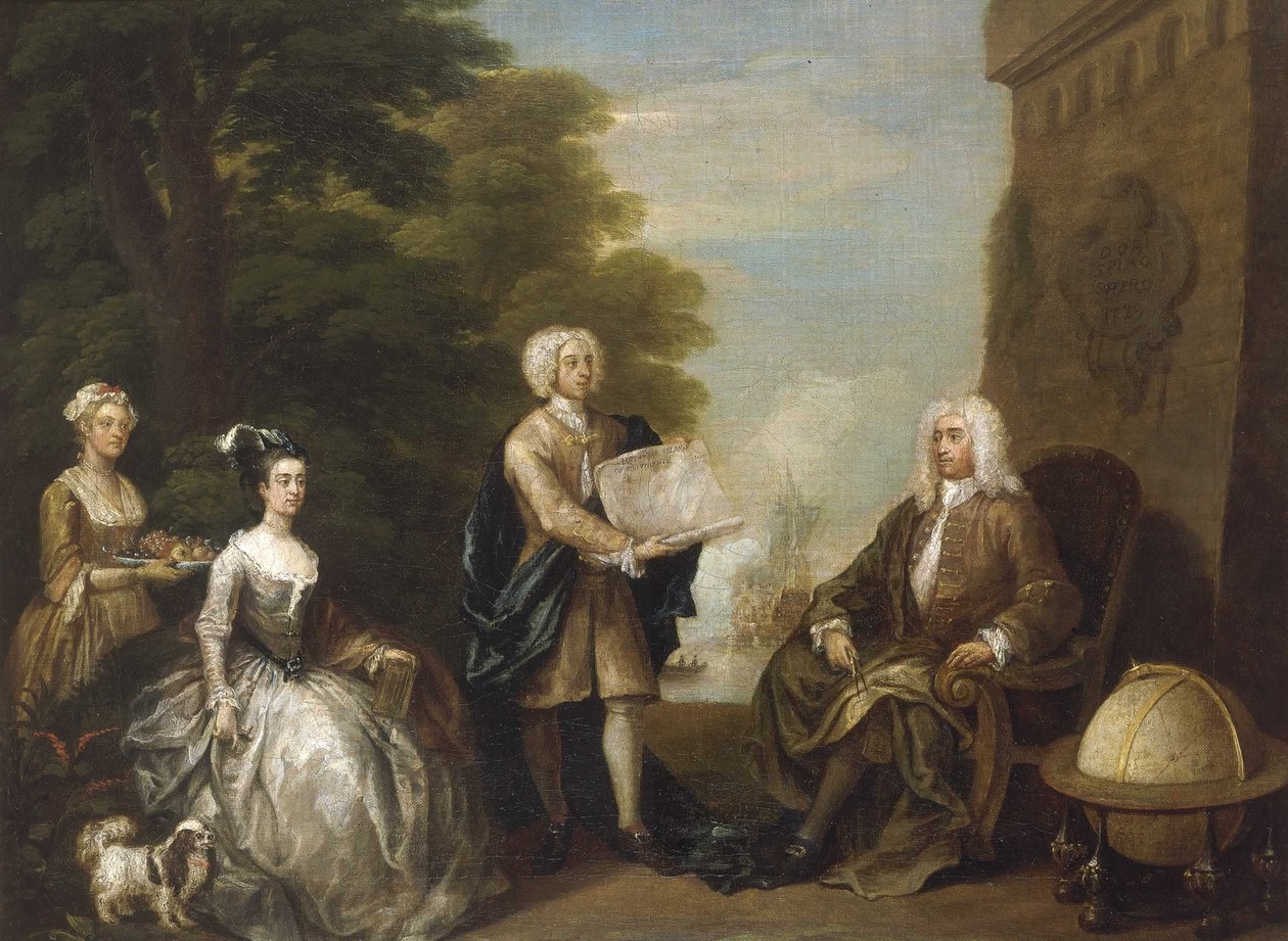 Woodes Rogers and His Family by William Hogarth