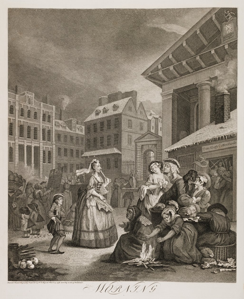 Four Times of the Day: Morning by William Hogarth