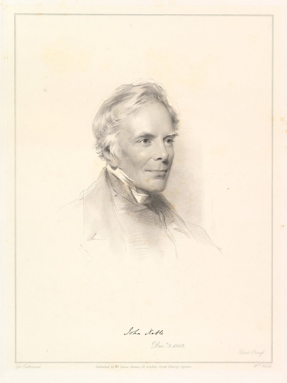 Portrait of John Keble by William Holl