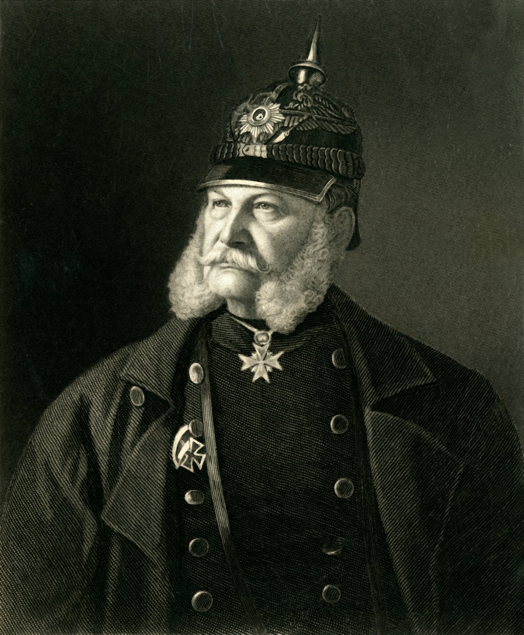 William I, King of Prussia & Emperor of Germany, c1872 by William Holl