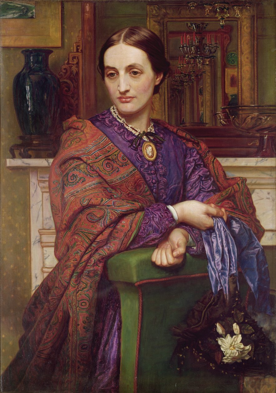 Portrait of Fanny Holman Hunt by William Holman Hunt