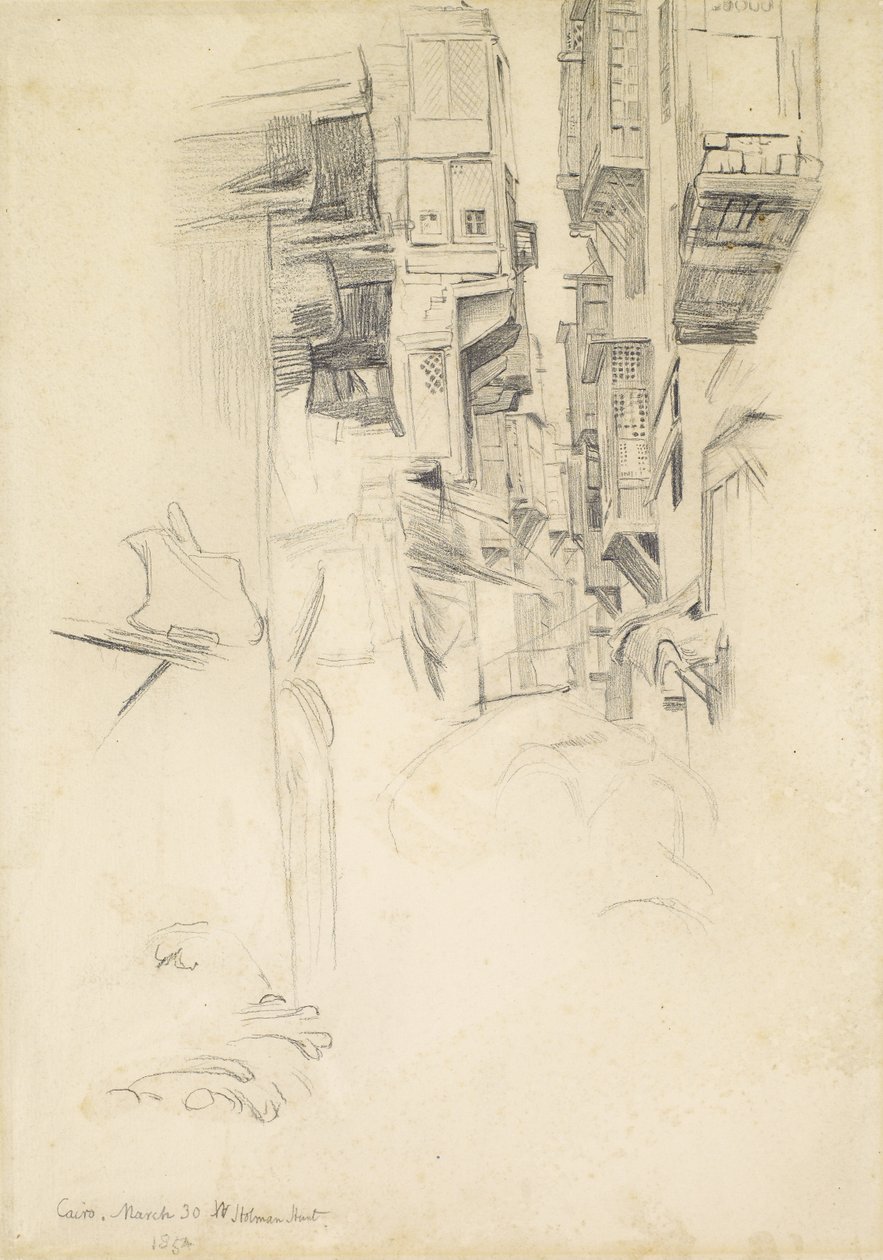 Street Scene, Cairo by William Holman Hunt