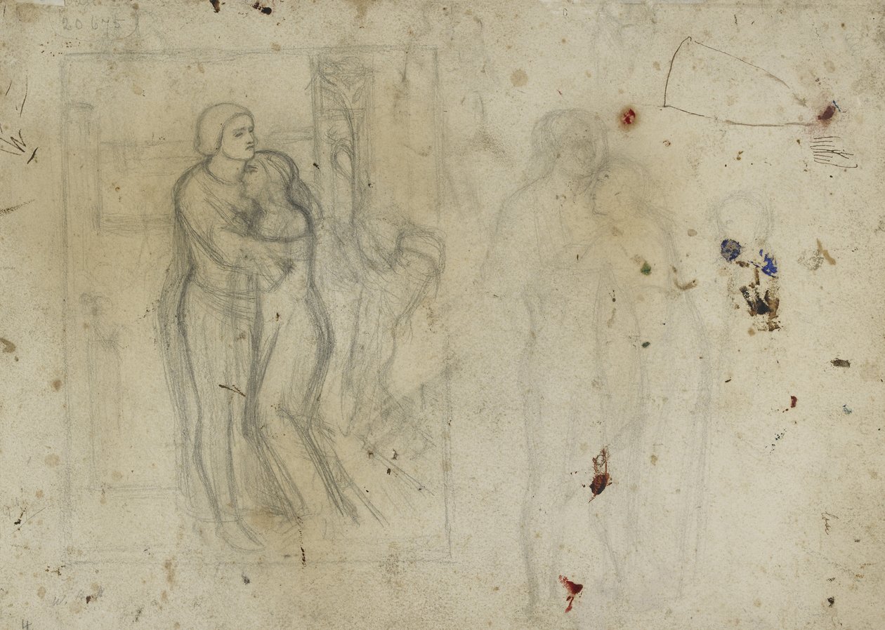 Studies for 'The Light of the World' by William Holman Hunt