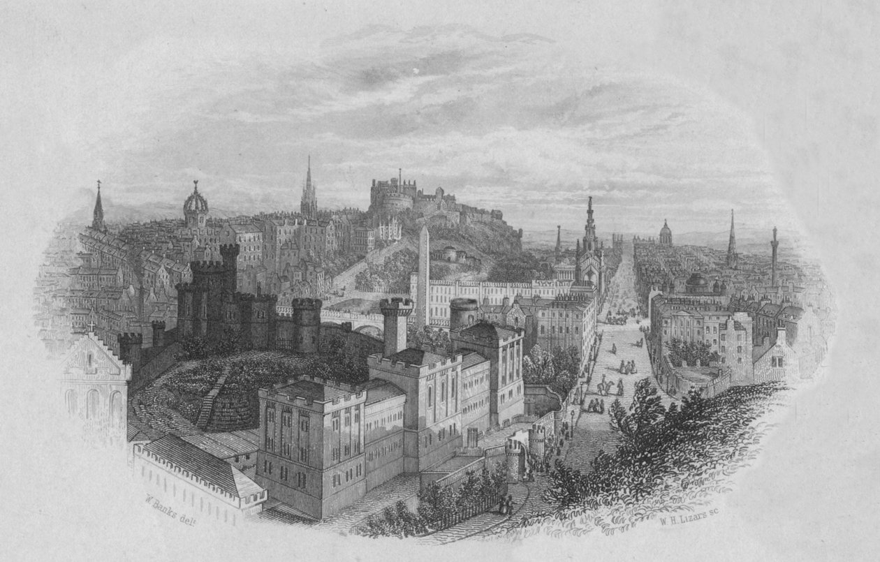 Edinburgh From the Calton Hill by William Home Lizars