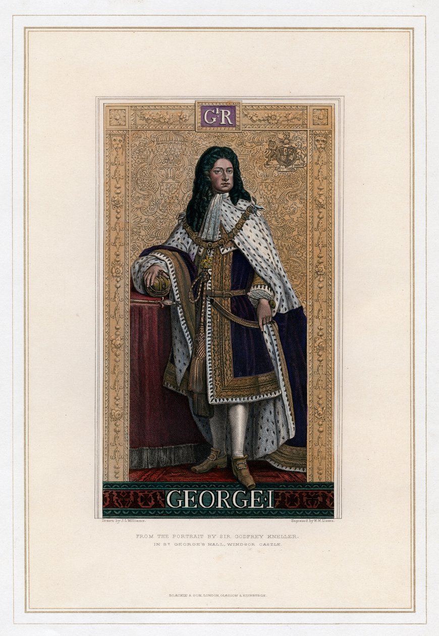 George I, King of Great Britain by William Home Lizars