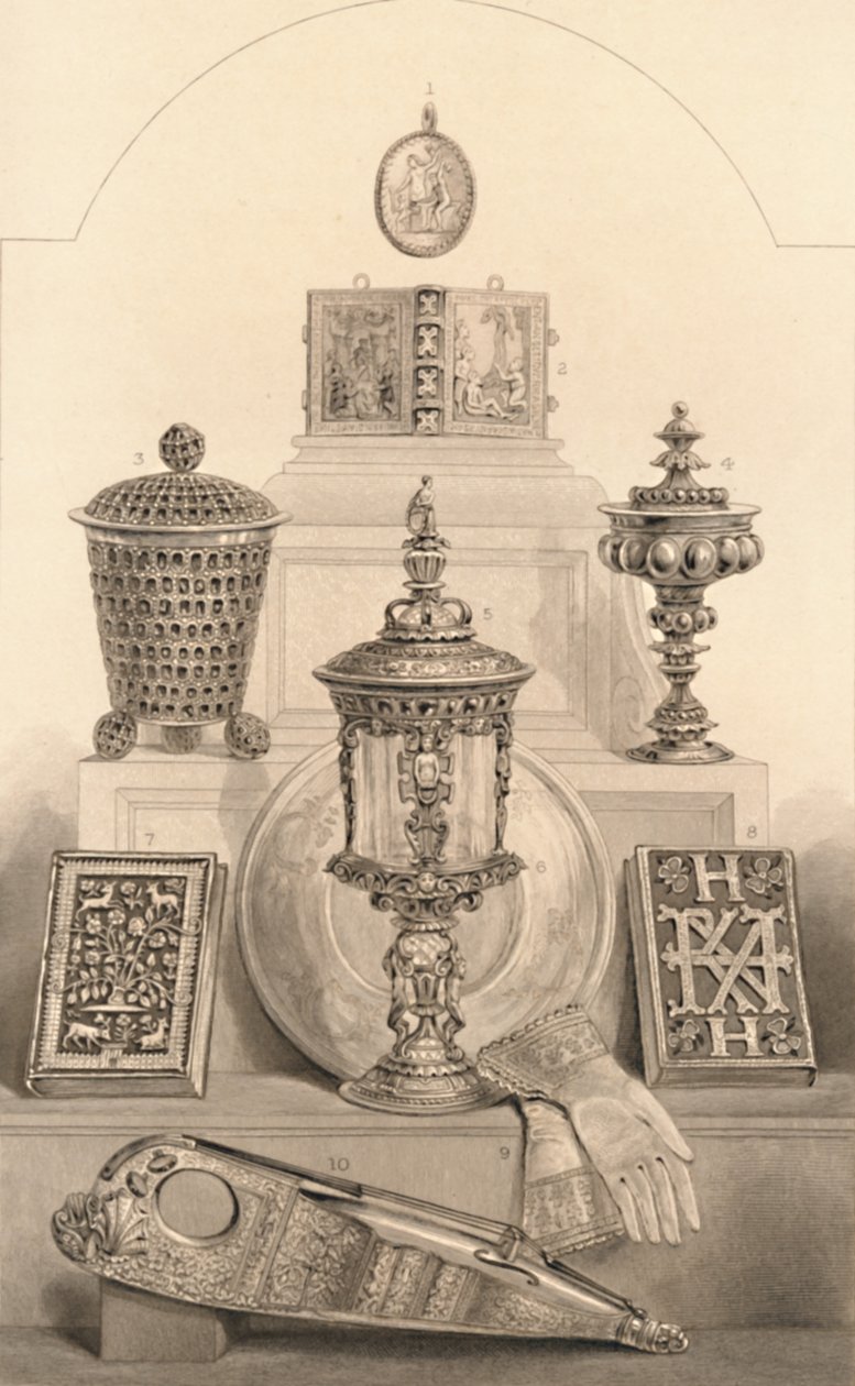 Relics Associated with Queen Elizabeth by William Home Lizars
