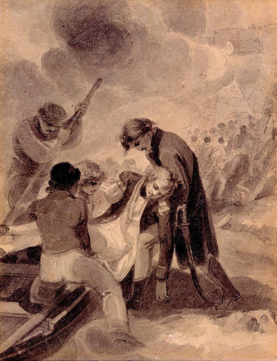 Affair of Teneriffe, 1808 by William I Bromley