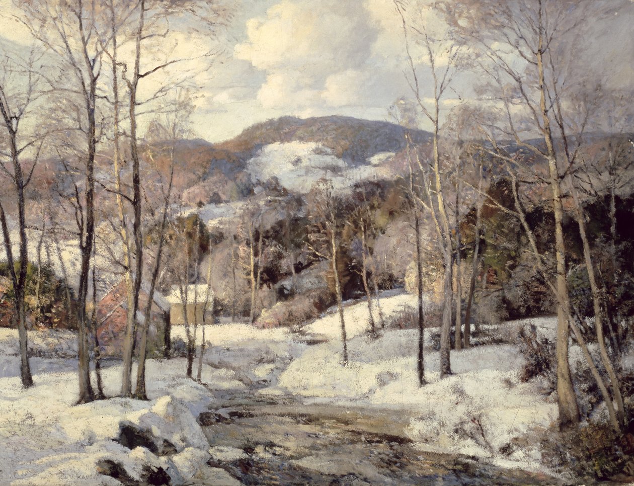 Millstream, Ipswich, New Hampshire by William J. Kaula