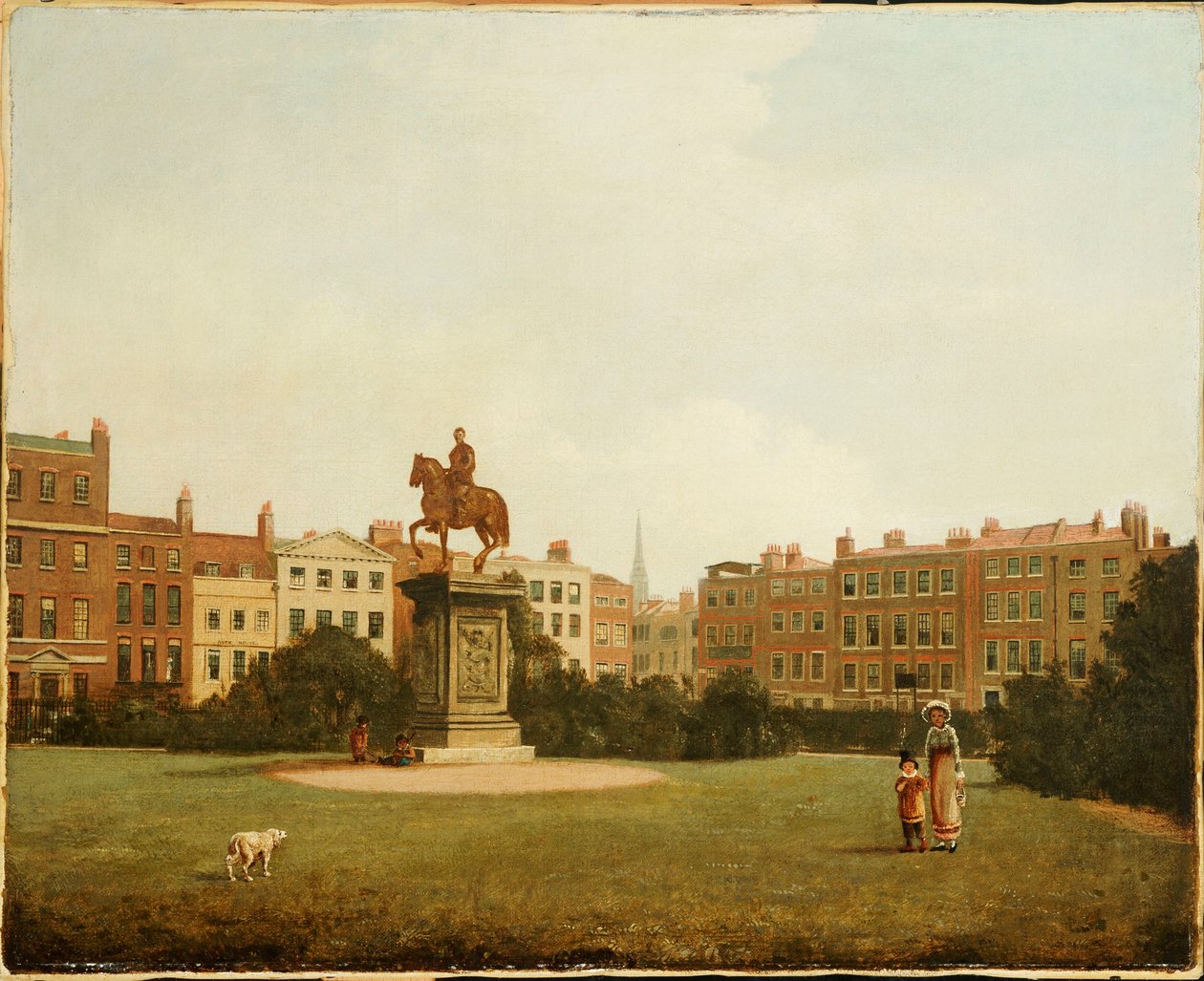 A View of Leicester Square by William James