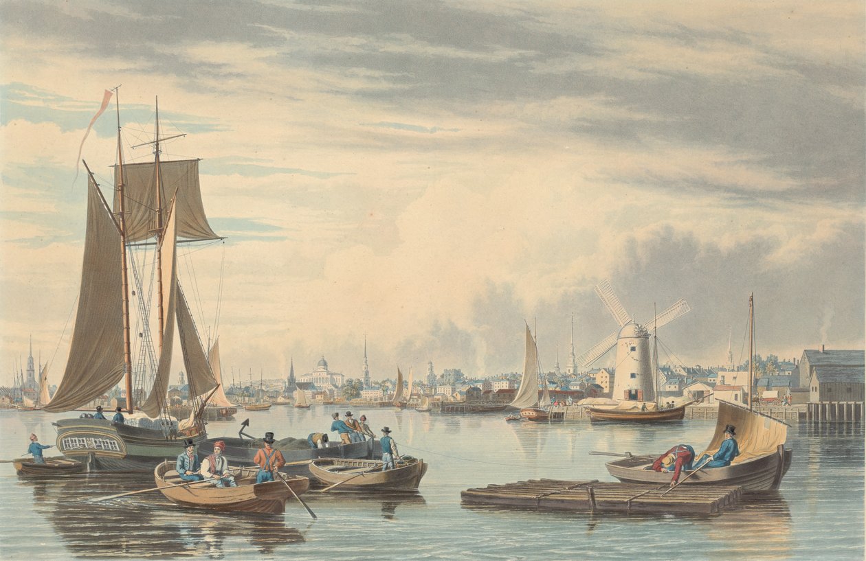 Boston: From City Point near Sea Street by William James Bennett