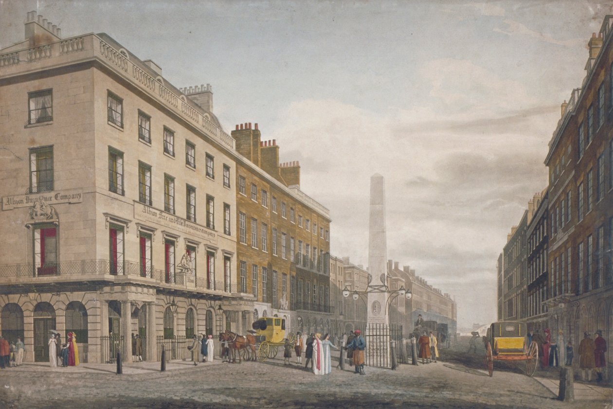 New Bridge Street, City of London by William James Bennett