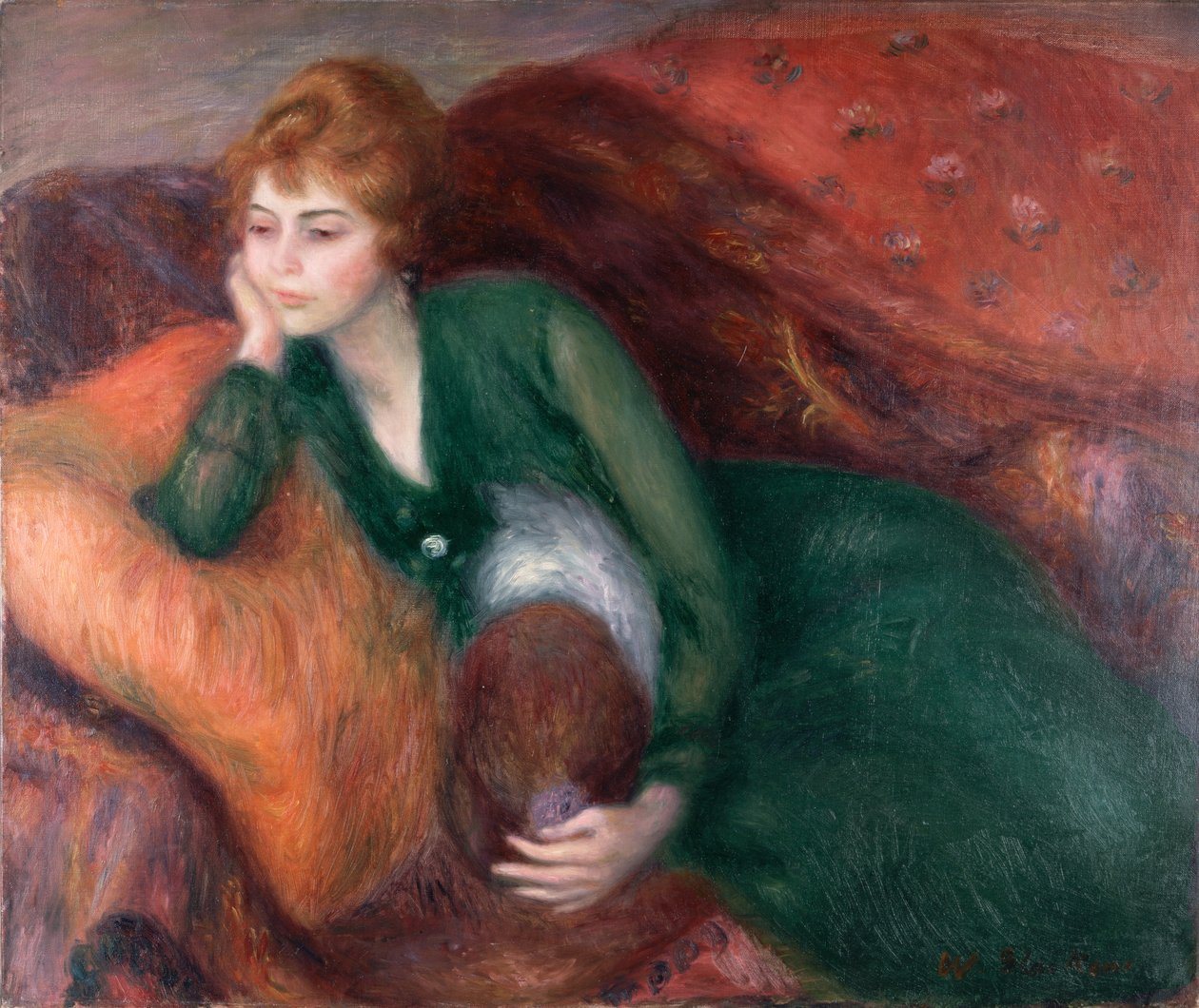 Young Woman in Green, c.1915 by William James Glackens