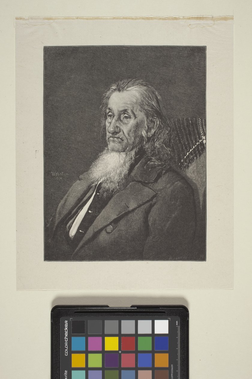 Portrait Of Allan Wardner by William James Linton