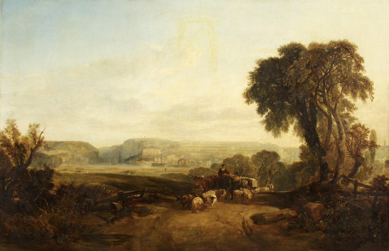 Clifton from Ashton Meadows, Possibly 1833 by William James Muller
