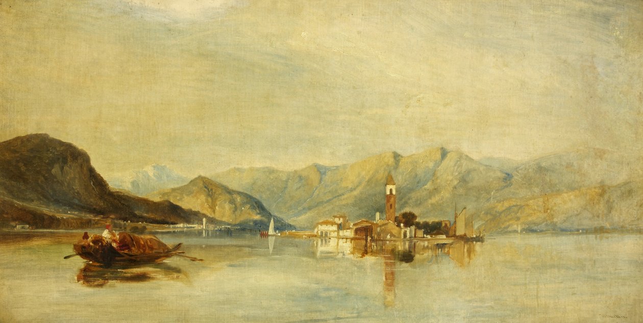 Lago Maggiore and Isola Bella by William James Muller