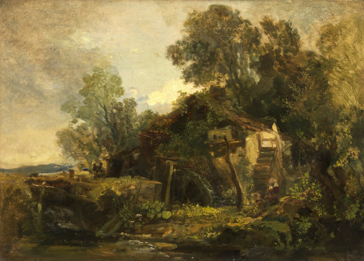 Mill at Mells, Somerset by William James Muller