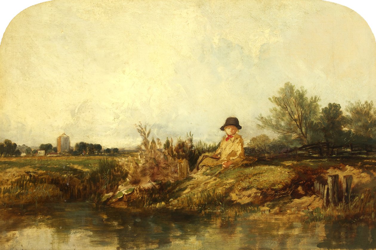 On the Medway, possibly 1841 by William James Muller